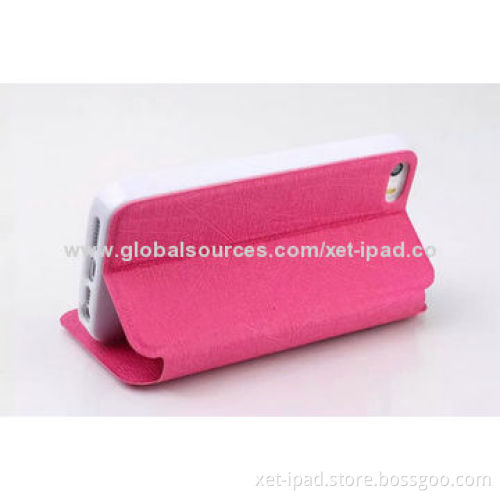 Cellphone Wallet/Case for iPhone 5/5S, Smart Stand Design with Hand Strap